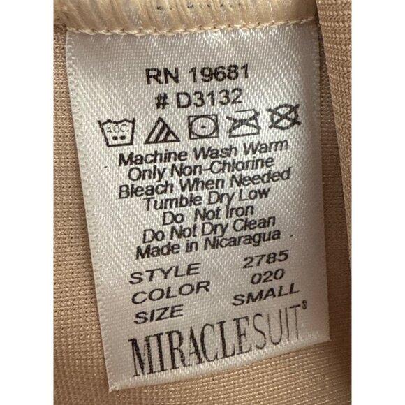 Miraclesuit Women's BUNDLE Shape with an Edge Hi-Waist Brief Black/Nude Size S - Picture 12 of 13